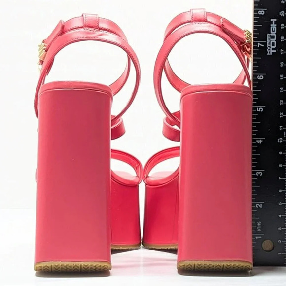 Michael Kors Women's Paola Strappy Platform Wedge Sandals Pink Size 8 MSRP $155 - Picture 8 of 10
